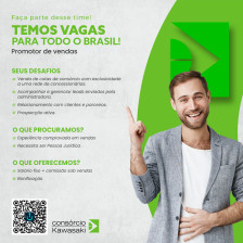 Temos Vaga para Vendedor Interno