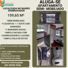APARTAMENTO SEMI-MOBILIADO 