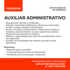 AUXILIAR ADMINISTRATIVA - ROTESMA CHAPECÓ
