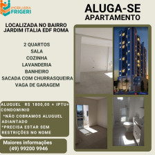 ALUGA-SE APARTAMENTO JARDIM ITALIA 