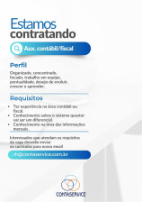 Auxiliar contábil/fiscal 