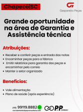 Assistência técnica/garantias