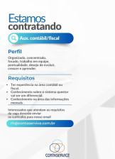 AUXILIAR  CONTABIL E FISCAL