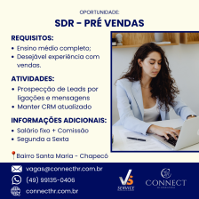 SDR - Pré Vendas