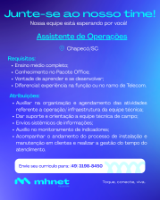 ASSISTENTE DE OPERAÇÕES 