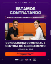 Estamos contratando em Chapecó/SC