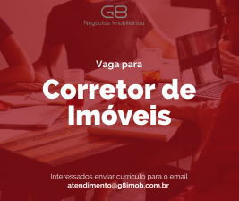 Vaga Corretor de Imóveis