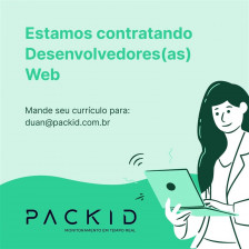 Contratamos Desenvolvedor Web