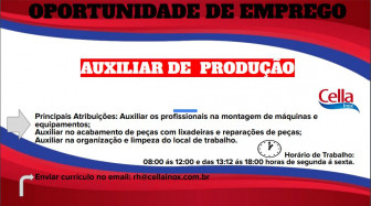 Auxiliar de Produção