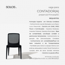 VAGA PARA CONTADOR(A) - SOLLOS/Princesa-SC