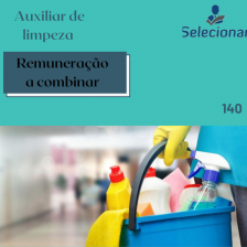 Auxiliar de limpeza 12x36