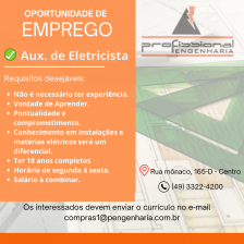 Auxiliar de Eletricista