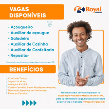 VAGAS ROYAL SUPERMERCADO