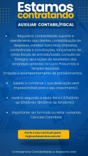 VAGA Auxiliar de Escritório Contábil 